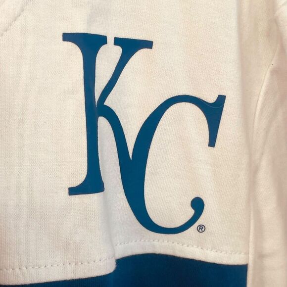 New Era Kansas City Royals Full Zip Color Block Hoodie - Picture 6 of 12